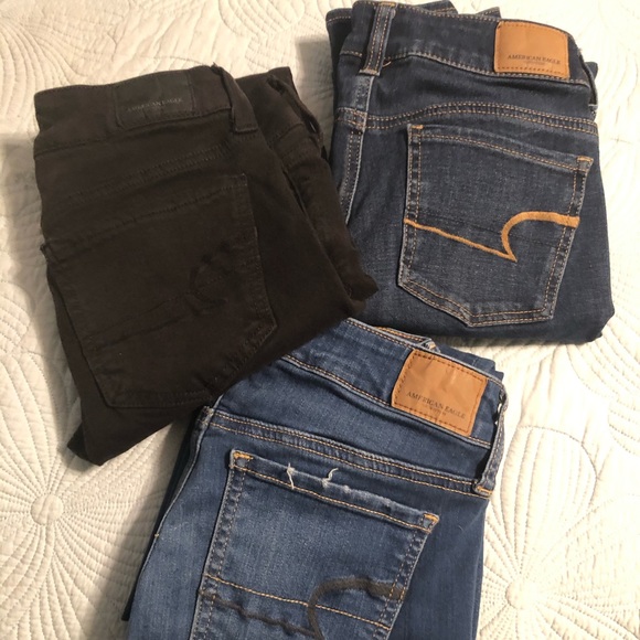 American Eagle Outfitters Denim - 3 pairs of American Eagle Jeans